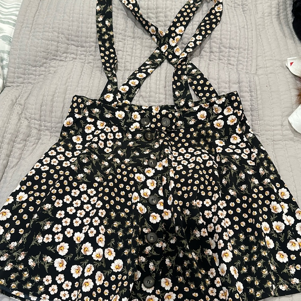 ASOS mini skirt overalls
